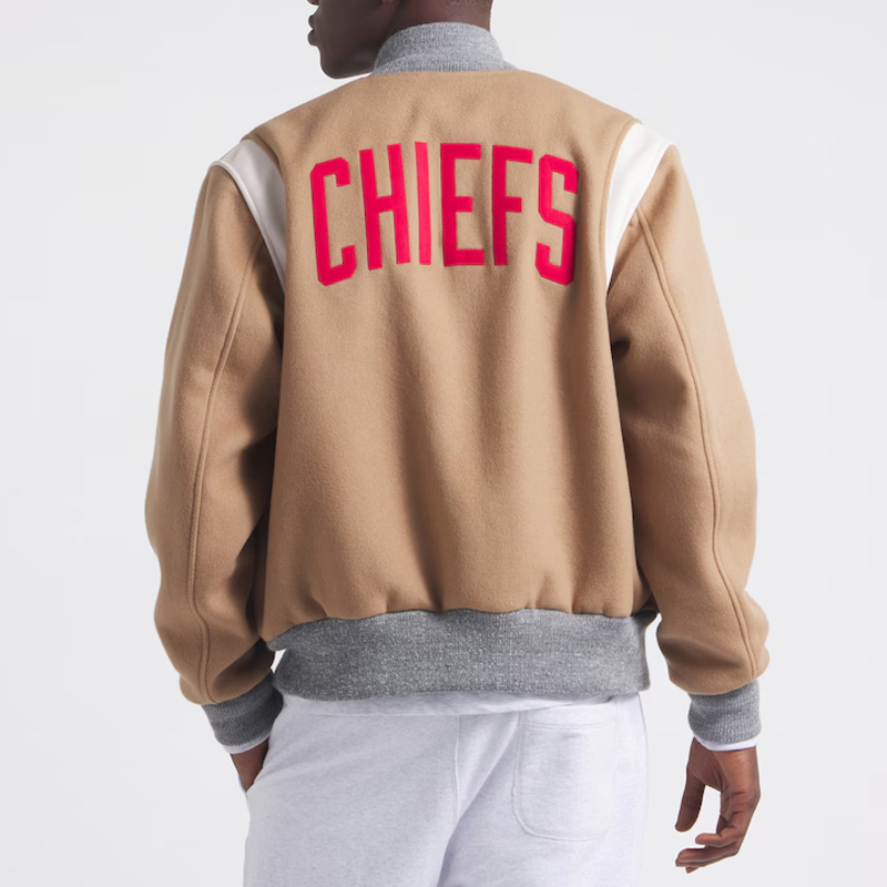 Kansas City Chiefs Teddy Varsity Wool Jacket - Image 2
