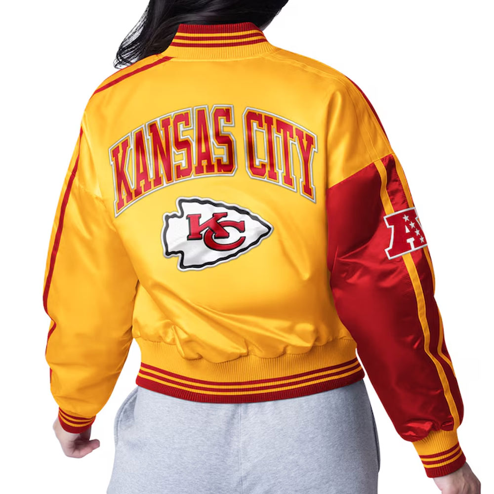 Kansas City Chiefs Zone Blitz Red/Gold Jacket - Image 2