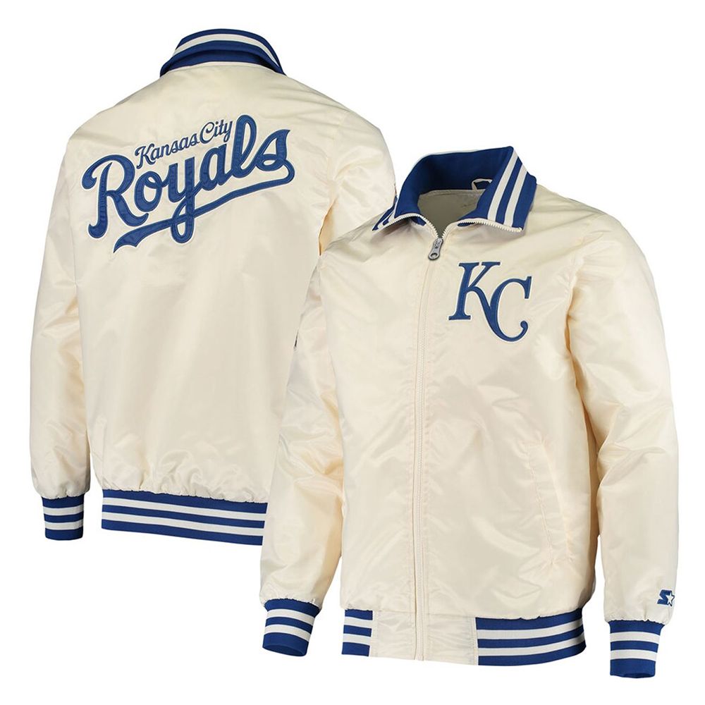 Kansas City Royals Cream The Captain II Jacket - Image 3