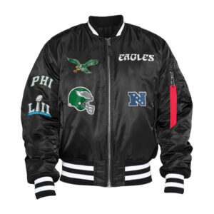 Kevin Hart Philadelphia Eagles Black Jacket