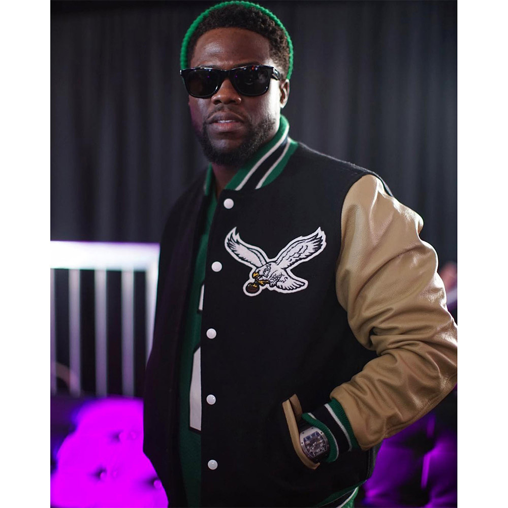 Philadelphia Eagles Kevin Hart Varsity Jacket - Image 2