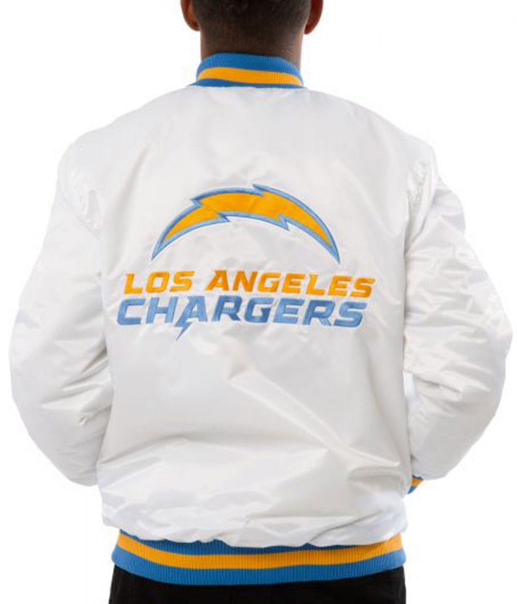 Chargers LA Bomber Blue/White Jacket - Image 6