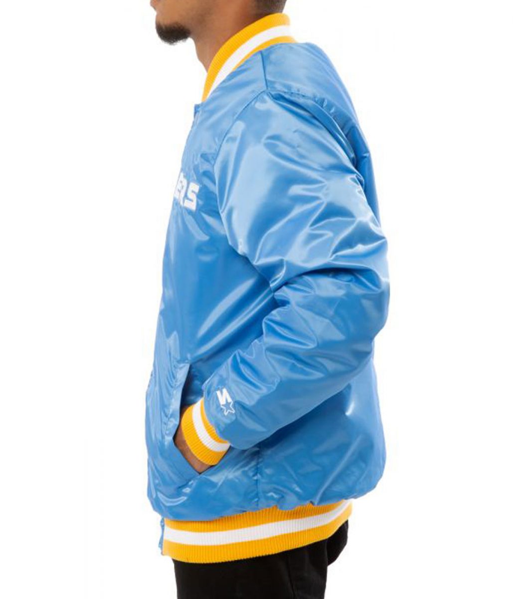 Chargers LA Bomber Blue/White Jacket - Image 9