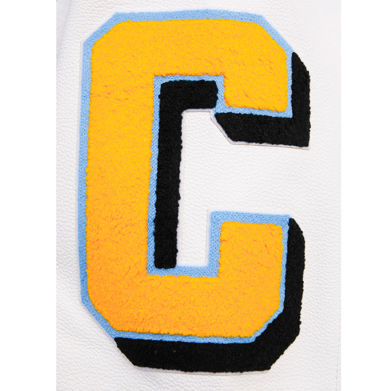 LA Chargers Mashup Rib Varsity Wool/Leather Jacket - Image 5