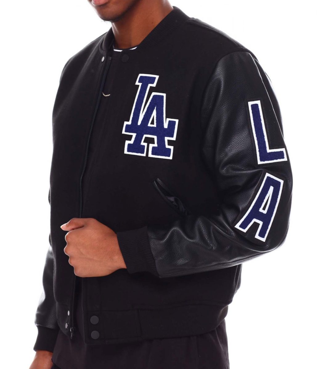 Los Angeles Dodgers Logo Varsity Full-Zip Jacket - Image 7