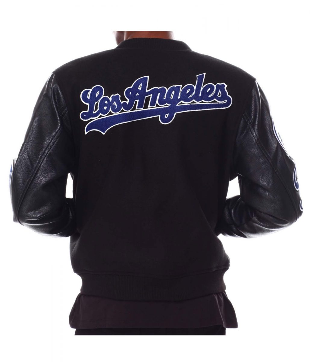 Los Angeles Dodgers Logo Varsity Full-Zip Jacket - Image 4