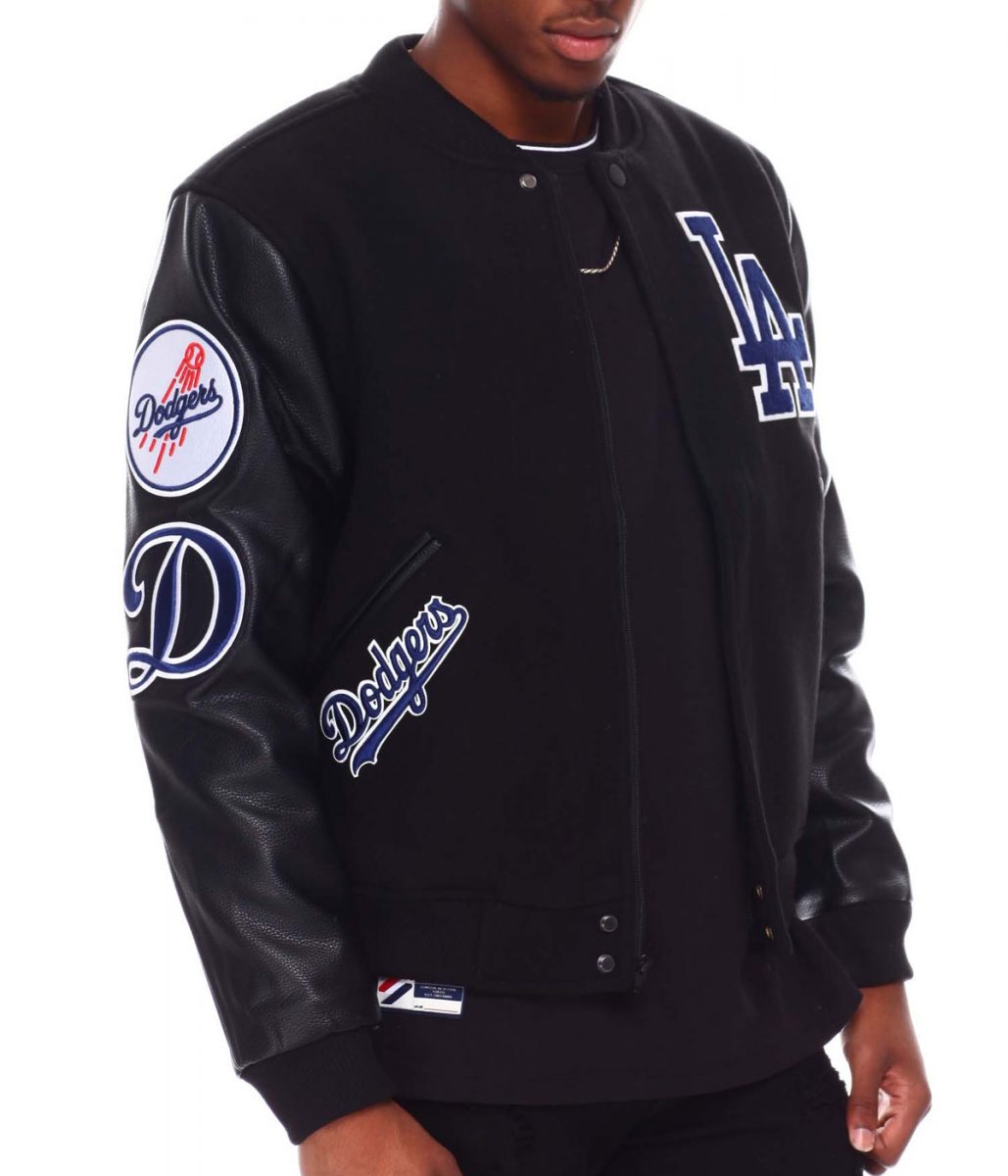 Los Angeles Dodgers Logo Varsity Full-Zip Jacket - Image 5