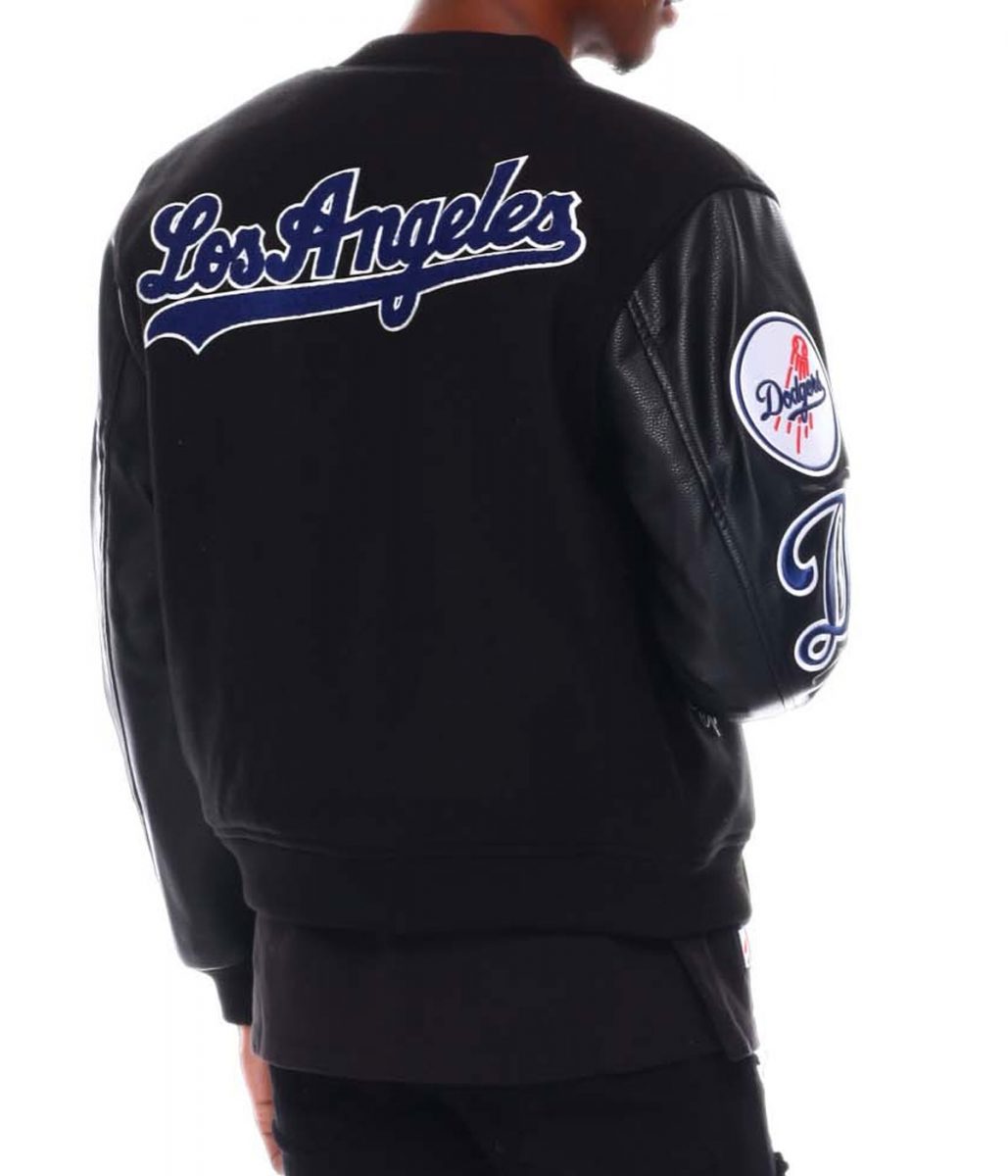 Los Angeles Dodgers Logo Varsity Full-Zip Jacket - Image 6