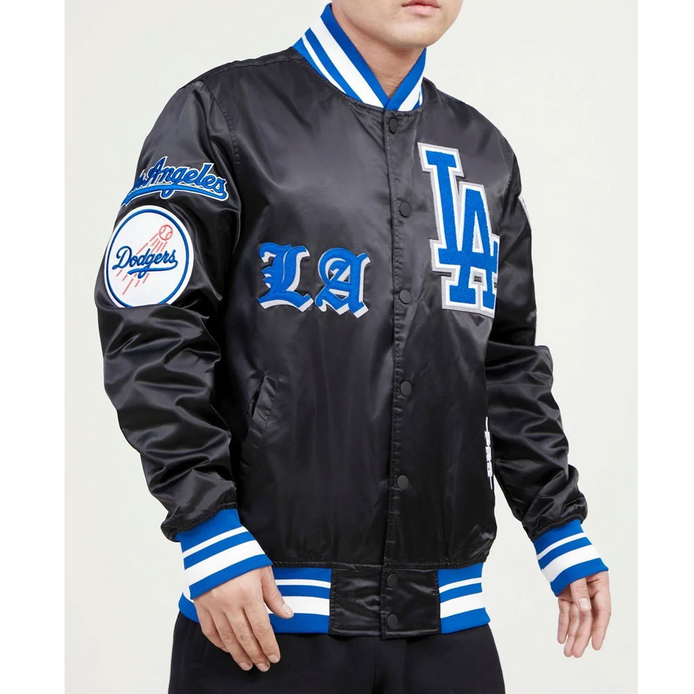 LA Dodgers Old English Blue Jacket - Image 6