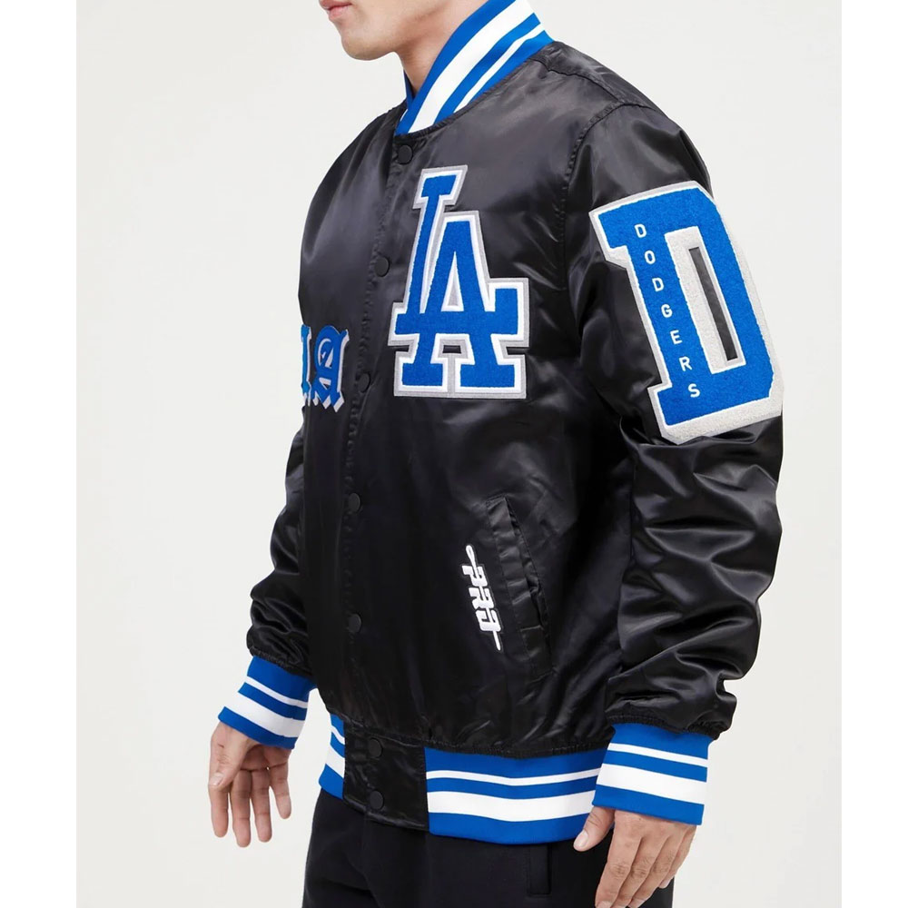 LA Dodgers Old English Blue Jacket - Image 8
