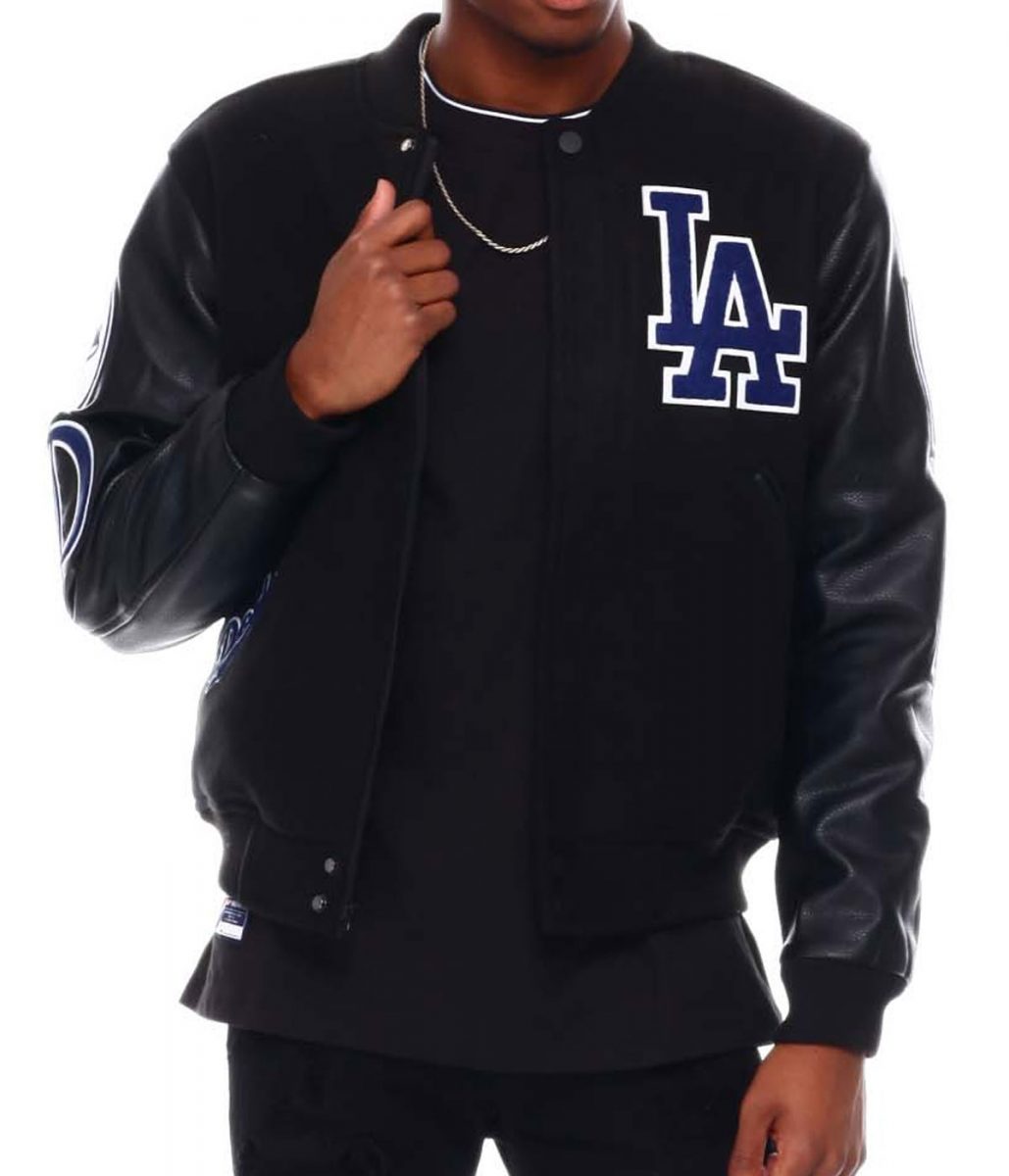 Los Angeles Dodgers Logo Varsity Full-Zip Jacket - Image 8