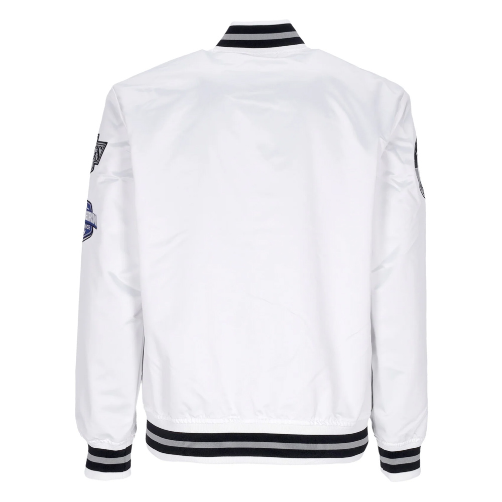 LA Kings Hometown Lightweight White Satin Jacket - Image 2