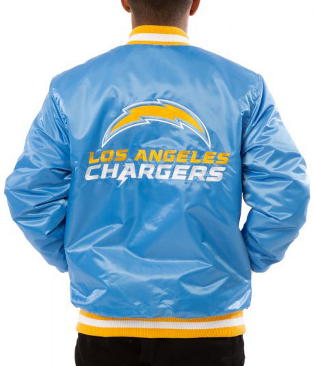 Chargers LA Bomber Blue/White Jacket - Image 3