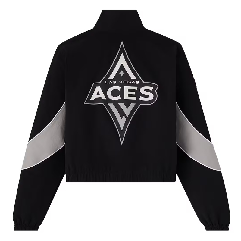 Las Vegas Aces OVO Black/Silver Track Jacket - Image 2