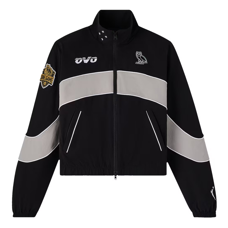Las Vegas Aces OVO Black/Silver Track Jacket