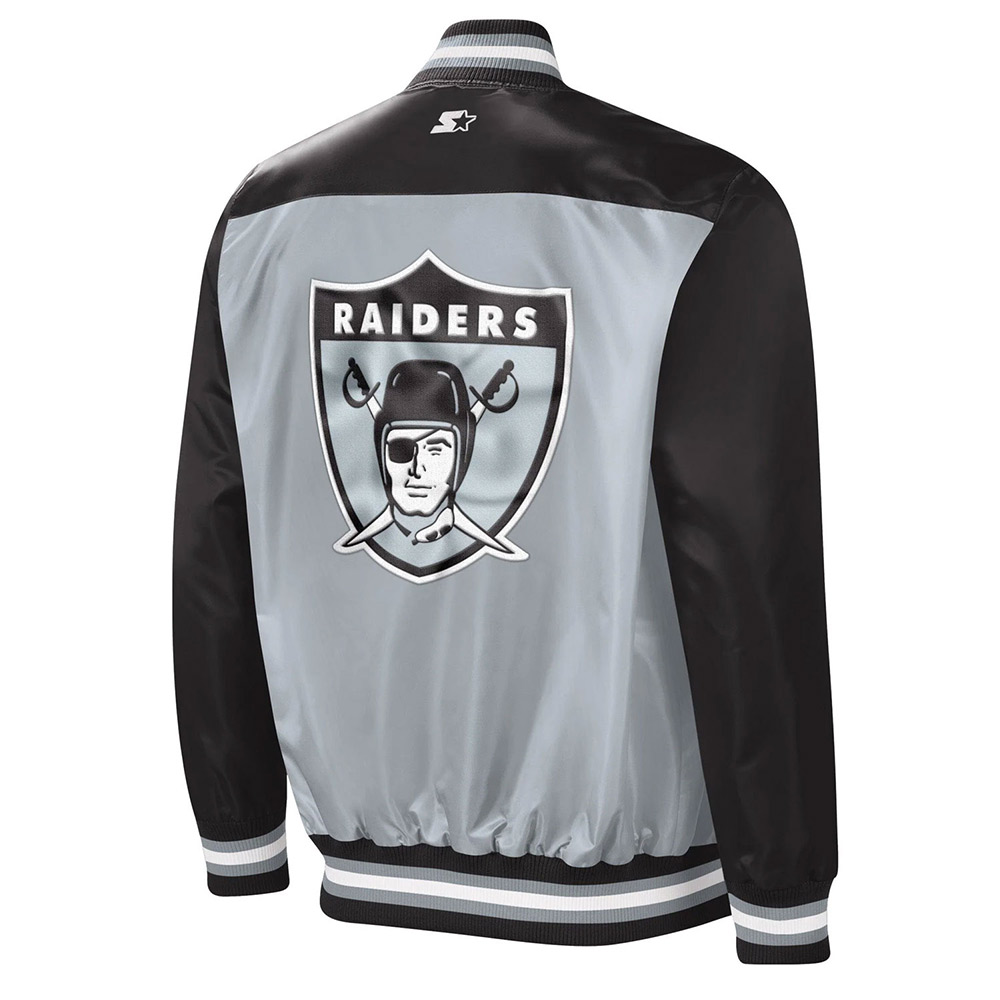The Tradition II Las Vegas Raiders Satin Jacket - Image 2