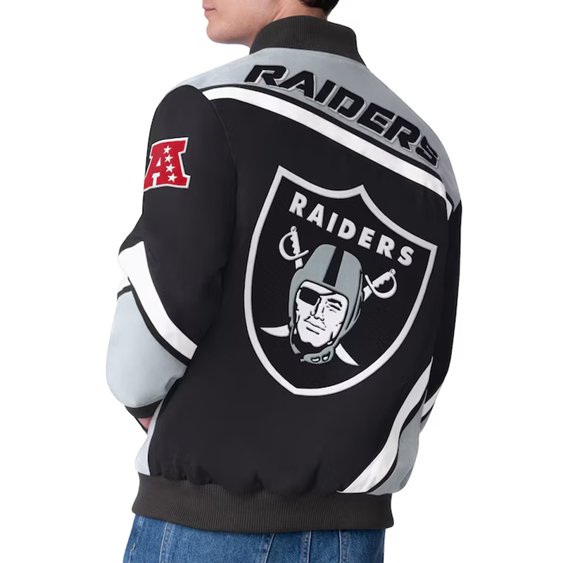 Las Vegas Raiders Maximum Racing Black Jacket - Image 2