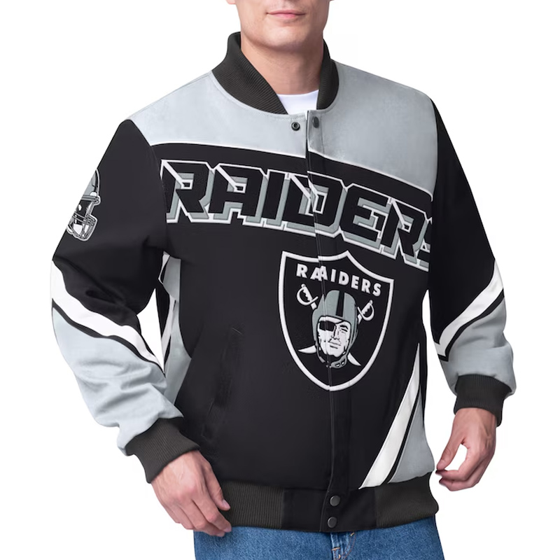 Las Vegas Raiders Maximum Racing Black Jacket