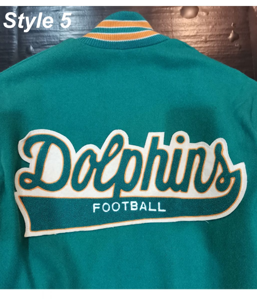 Miami Dolphins Letterman Jacket - Image 17