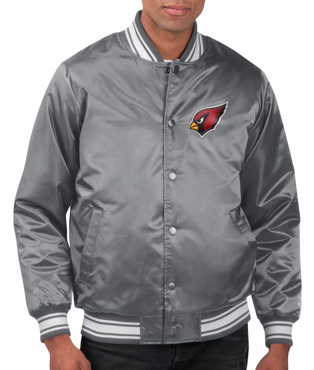 Gray Arizona Cardinals Locker Room Jacket