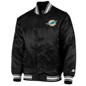 Miami Dolphins Locker Room Satin Jacket