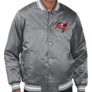 Gray Tampa Bay Buccaneers Locker Room Jacket