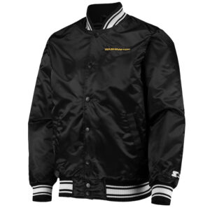 Washington Commanders Locker Room Black Satin Jacket