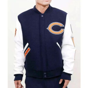 Chicago Bears Logo Letterman Jacket