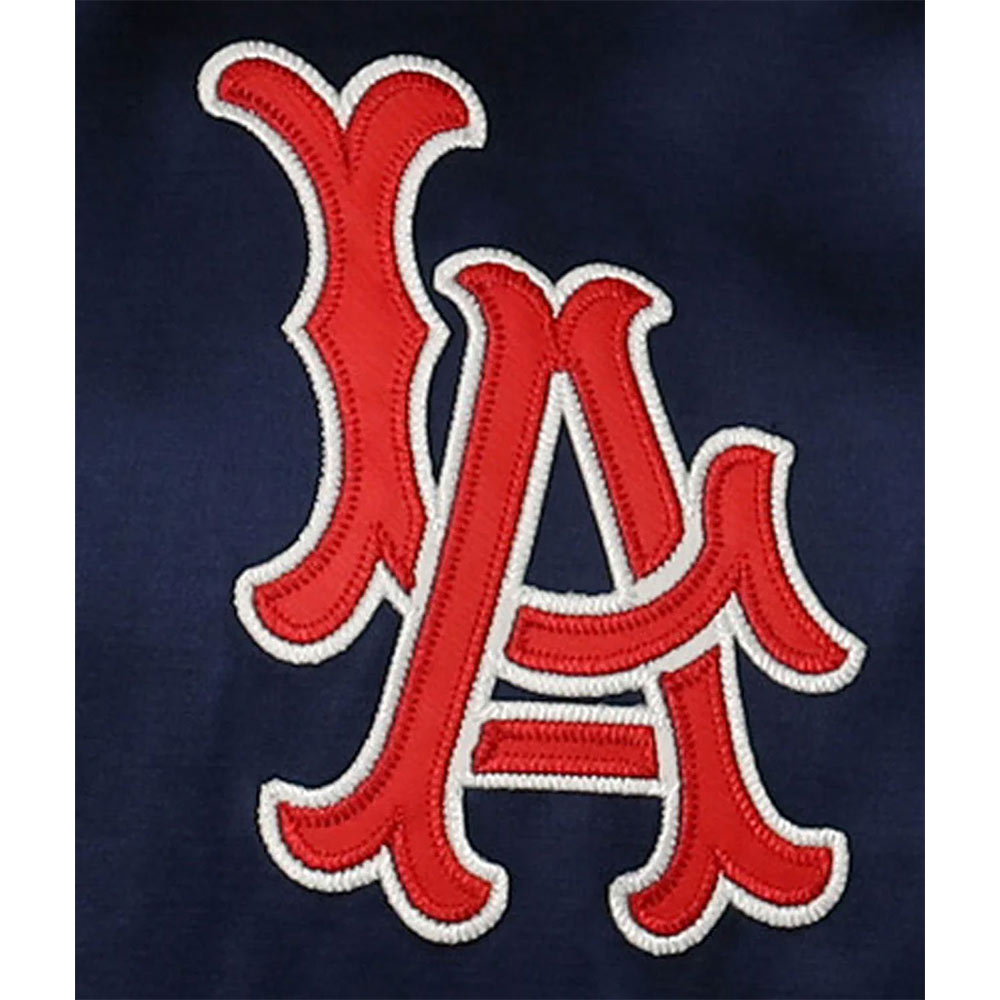 LA Angels 1946 Navy Satin Windbreaker - Image 5