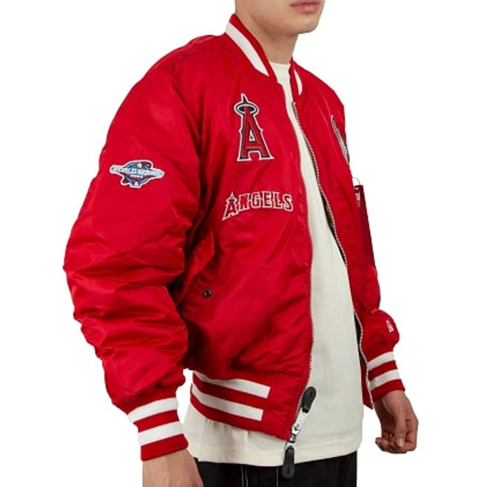 Los Angeles Angels Bomber MA-1 Jacket - Image 5