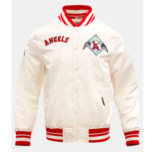 LA Angels Retro Classic Rib Jacket