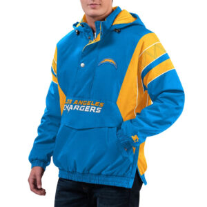 Home Team Los Angeles Chargers Half-Zip Hoodie Jacket