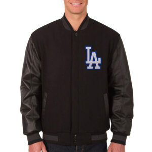 Varsity LA Dodgers Black Jacket