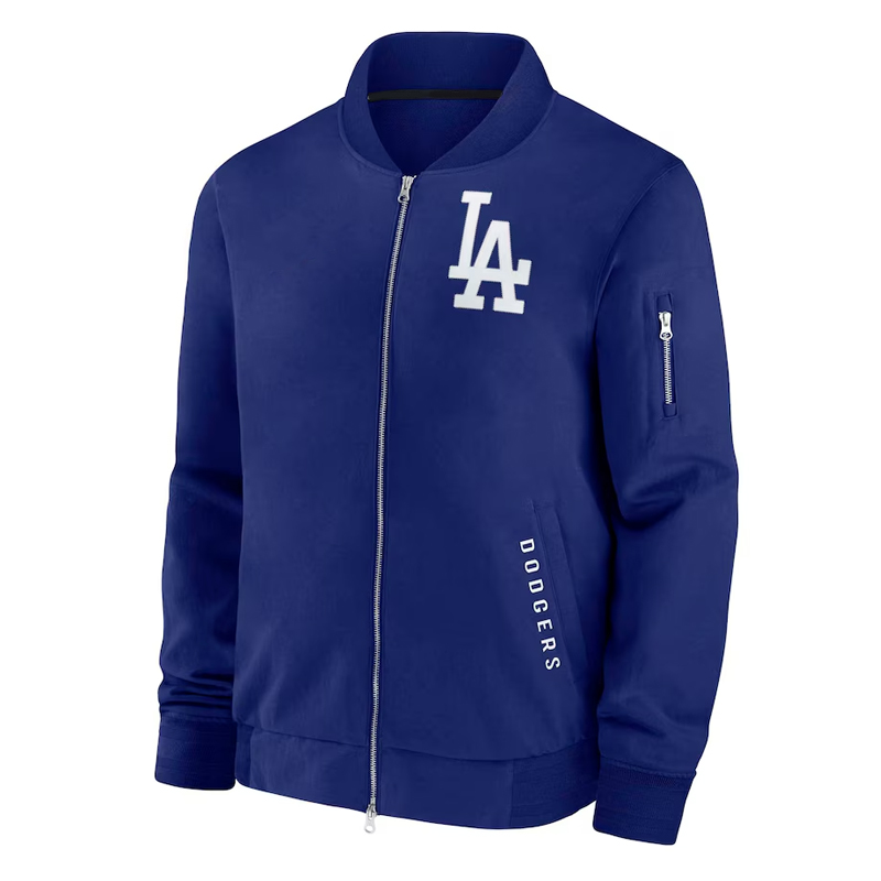 LA Dodgers Collection Dugout Royal Bomber Jacket