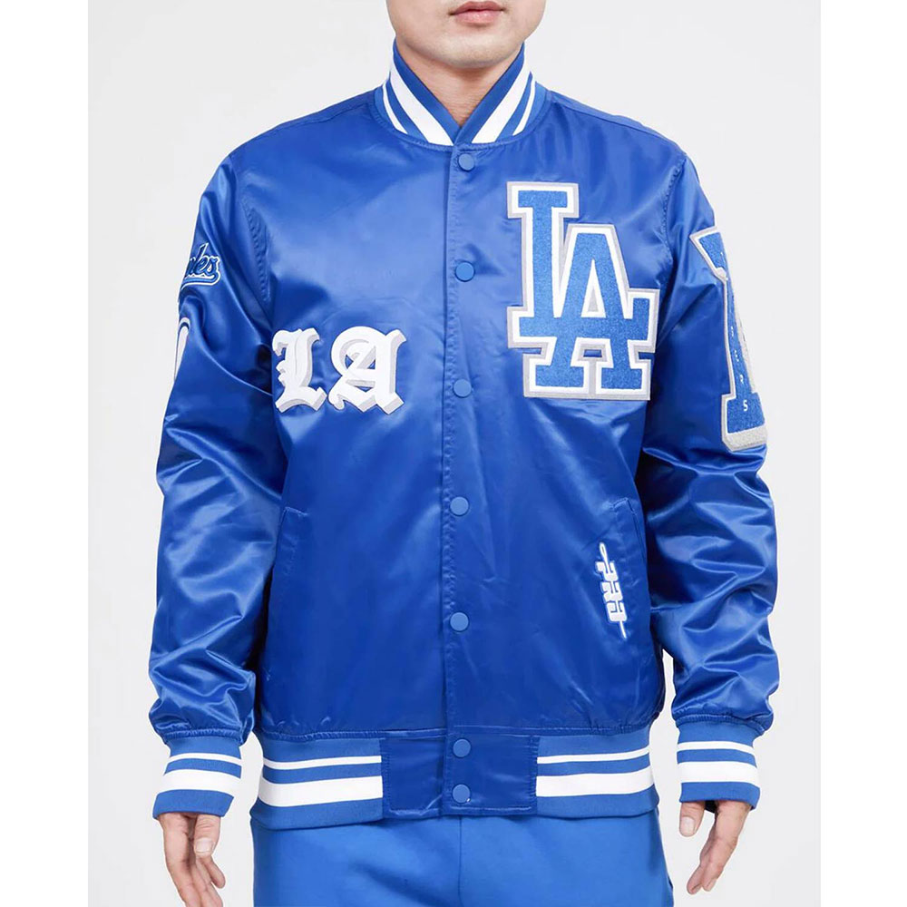 LA Dodgers Old English Blue Jacket