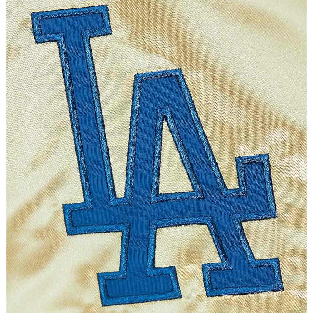 LA Dodgers Team OG 2.0 Gold Satin Jacket - Image 3