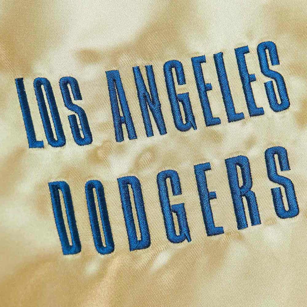 LA Dodgers Team OG 2.0 Gold Satin Jacket - Image 5
