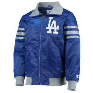 The Captain II Los Angeles Dodgers Royal Blue Varsity Satin Jacket