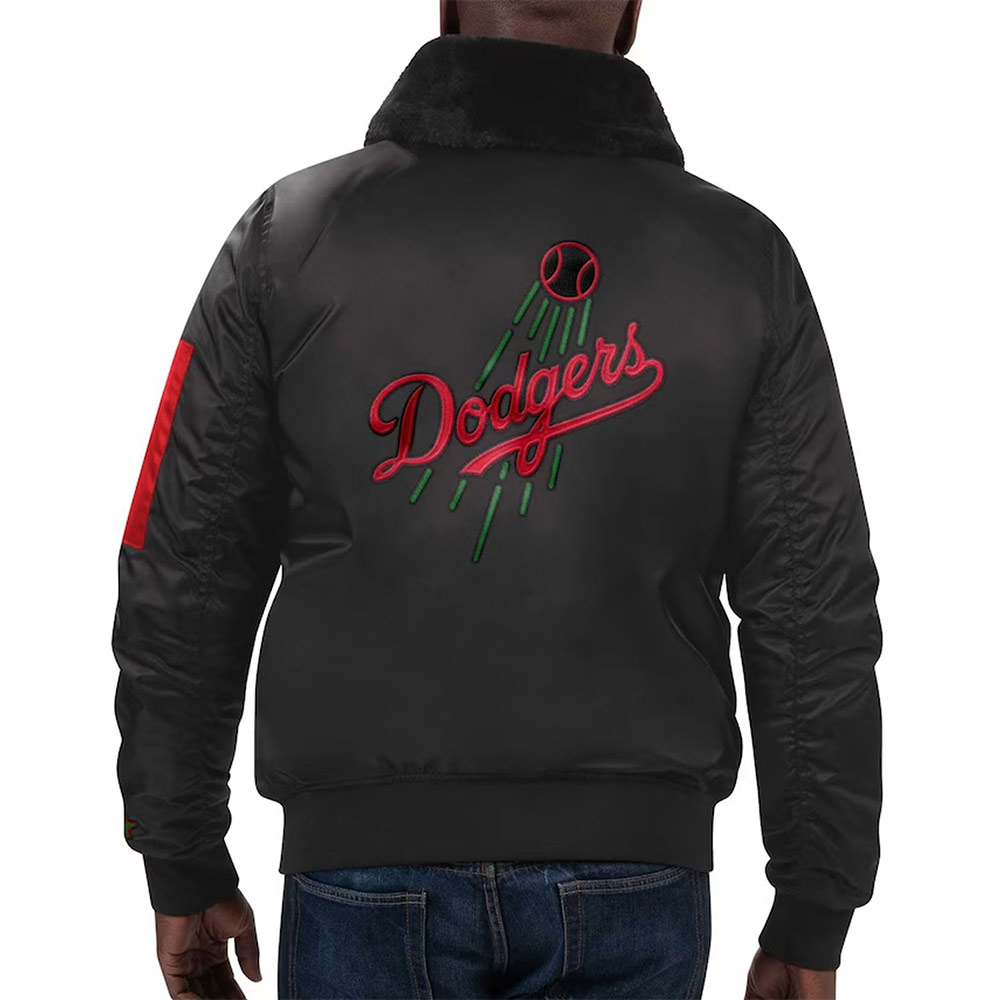 Los Angeles Dodgers Ty Mopkins Black Jacket - Image 5