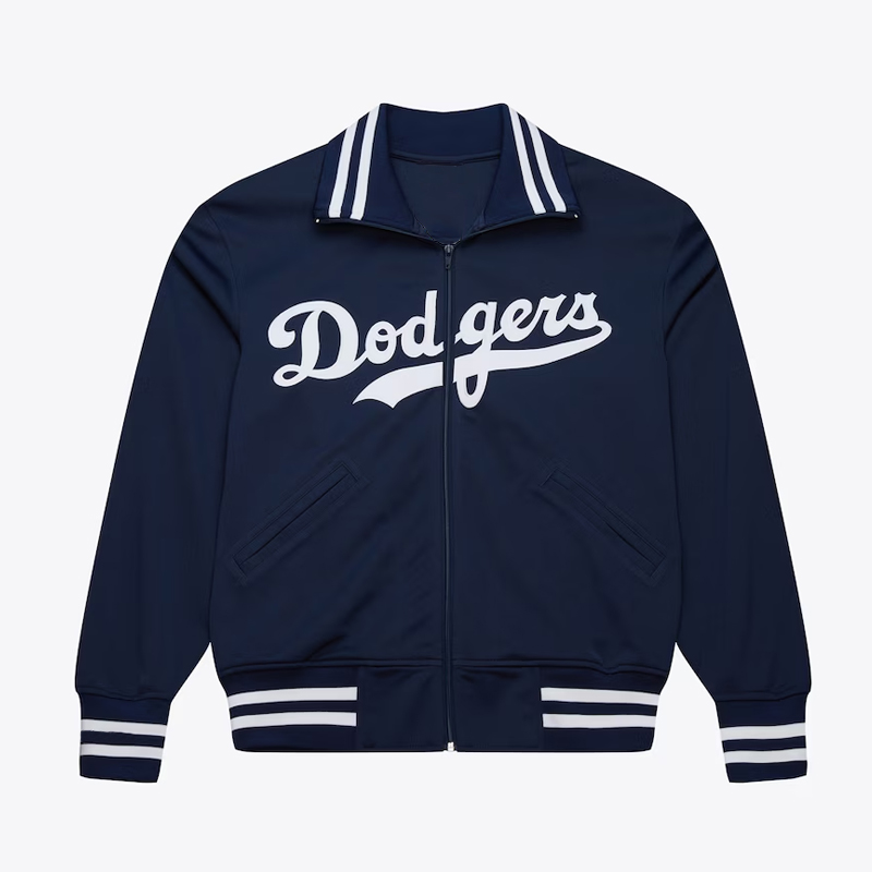 LA Dodgers Vintage Logo Replica Batting Practice Jacket