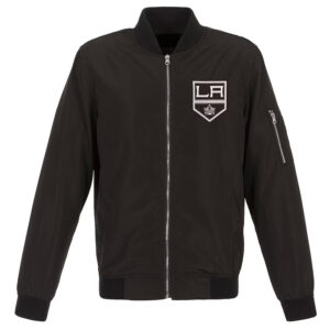 LA Kings Bomber Black Lightweight Nylon Jacket