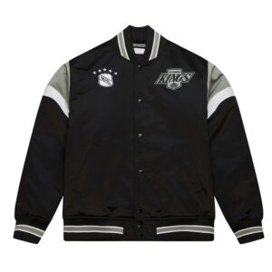 LA Kings Black Heavyweight Satin Jacket