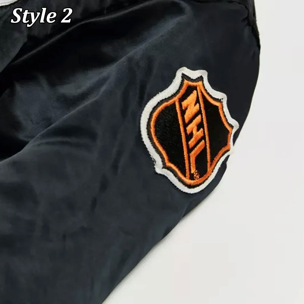 Los Angeles Kings Black Satin Jacket - Image 15