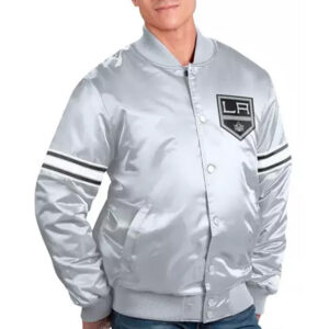 LA Kings Silver Satin Jacket