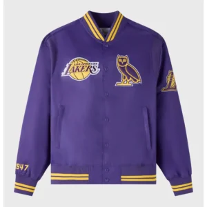 OVO LA Lakers Purple Jacket