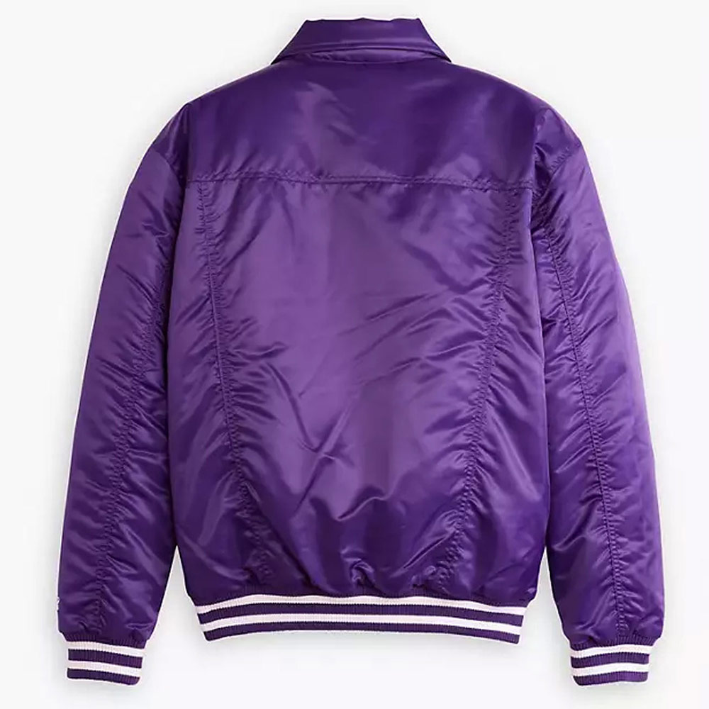 Los Angeles Lakers Silver Tab Trucker Jacket - Image 2