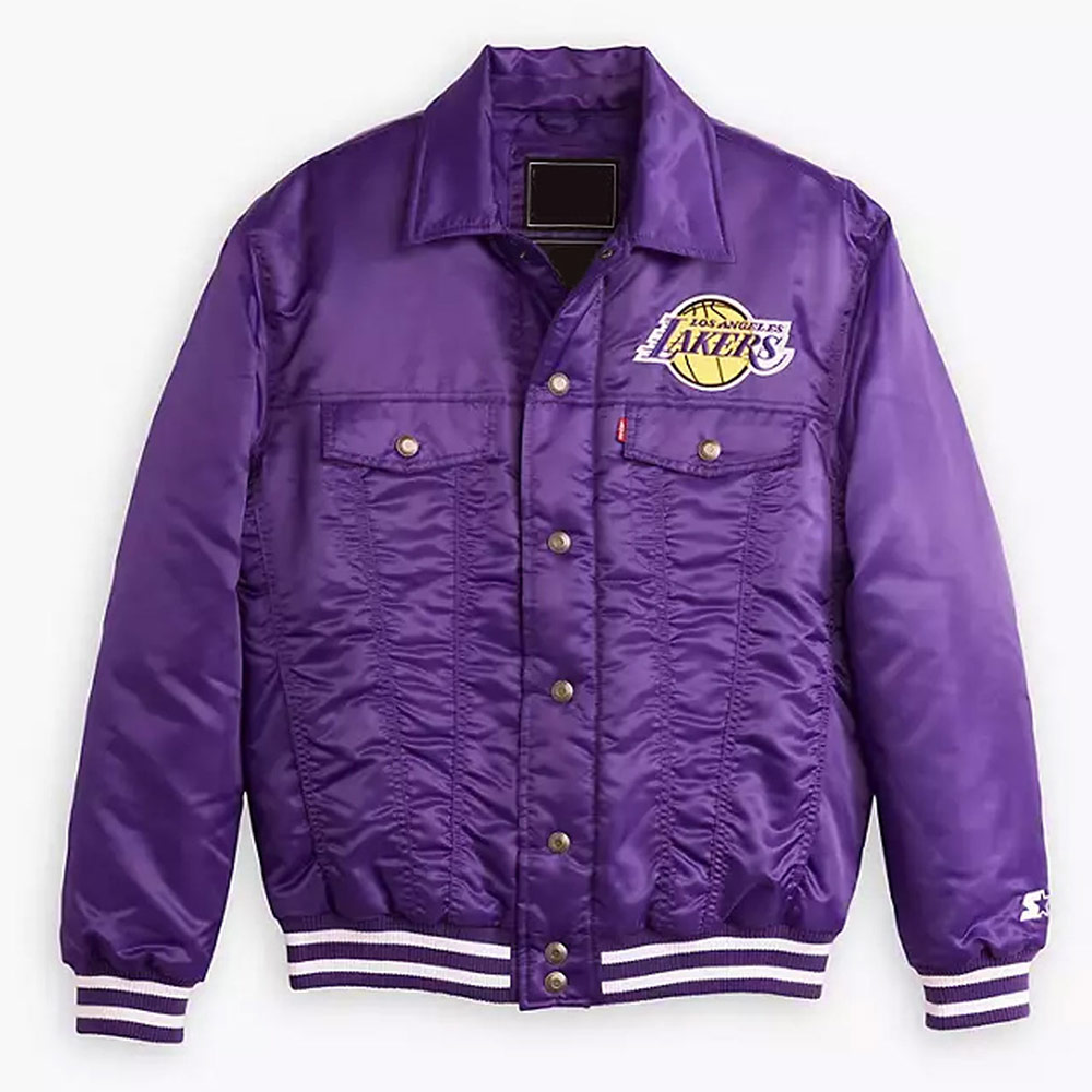 Los Angeles Lakers Silver Tab Trucker Jacket
