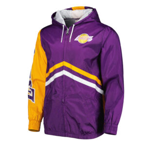 LA Lakers Undeniable Purple Full-Zip Windbreaker Jacket
