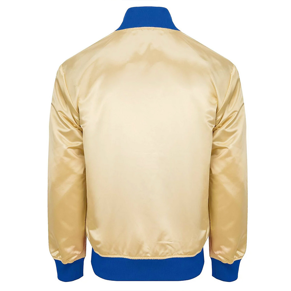 LA Rams Lightweight Gold Satin Jacket - Image 2
