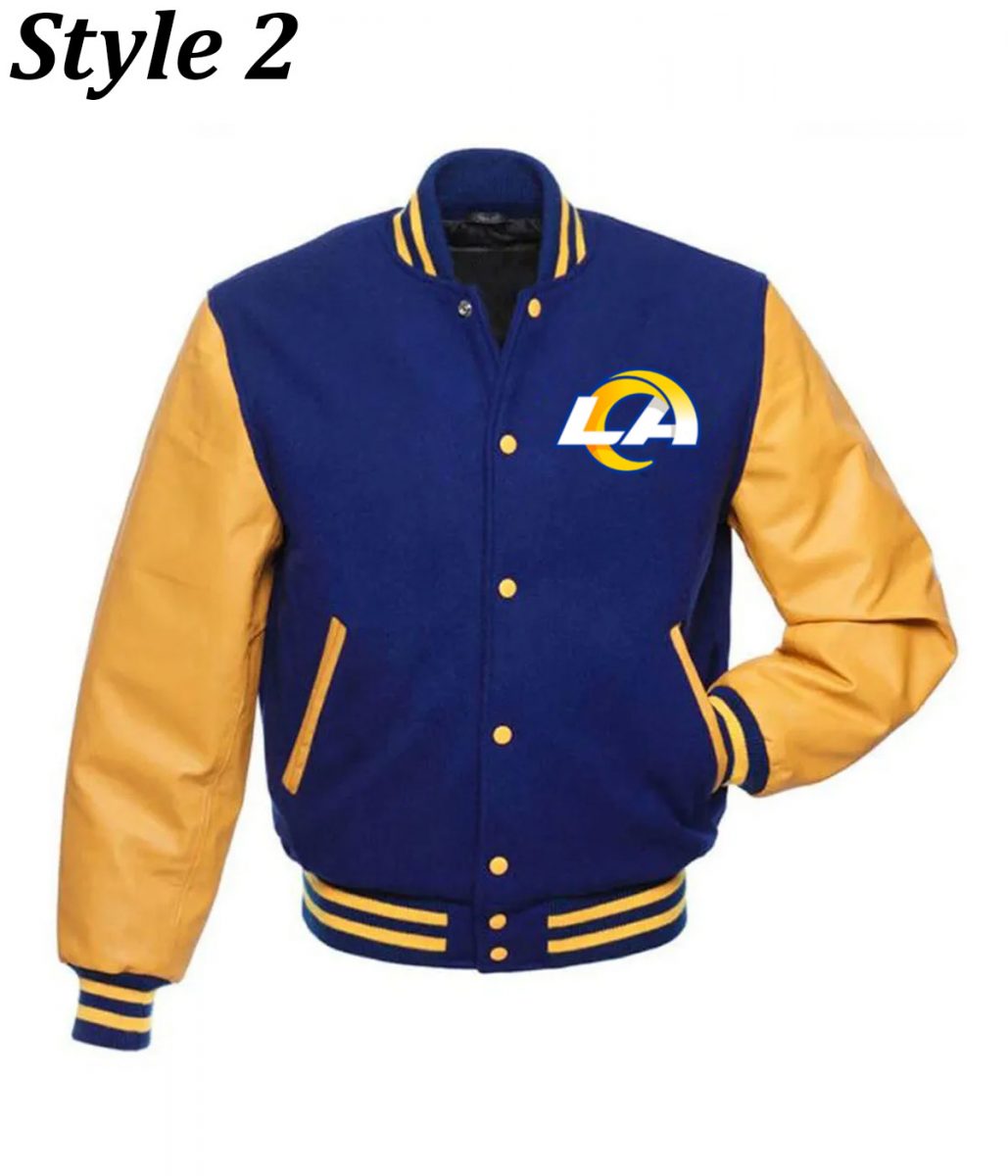 LA Rams Varsity Jacket - Image 2